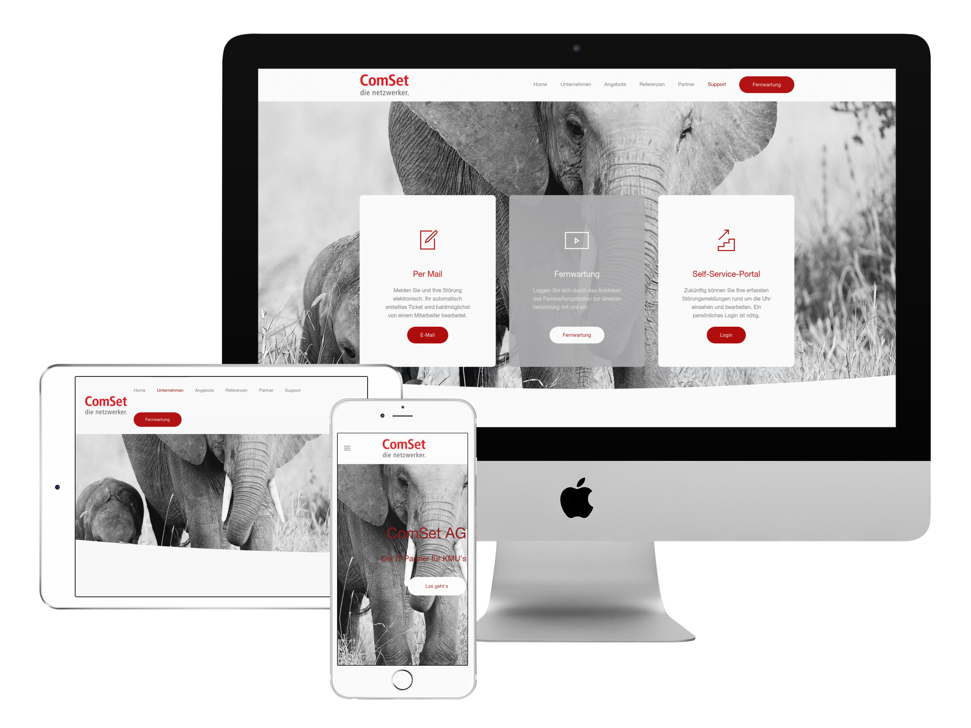 Comset Redesign von Meister-Webdesign