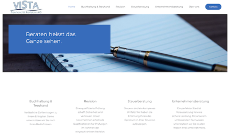 Redesign Vista Treuhand